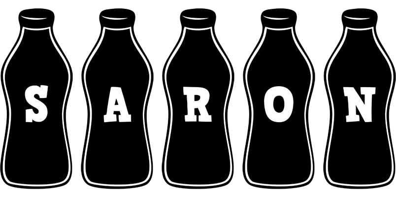 Saron bottle logo