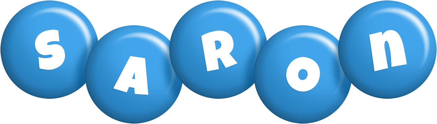 Saron candy-blue logo