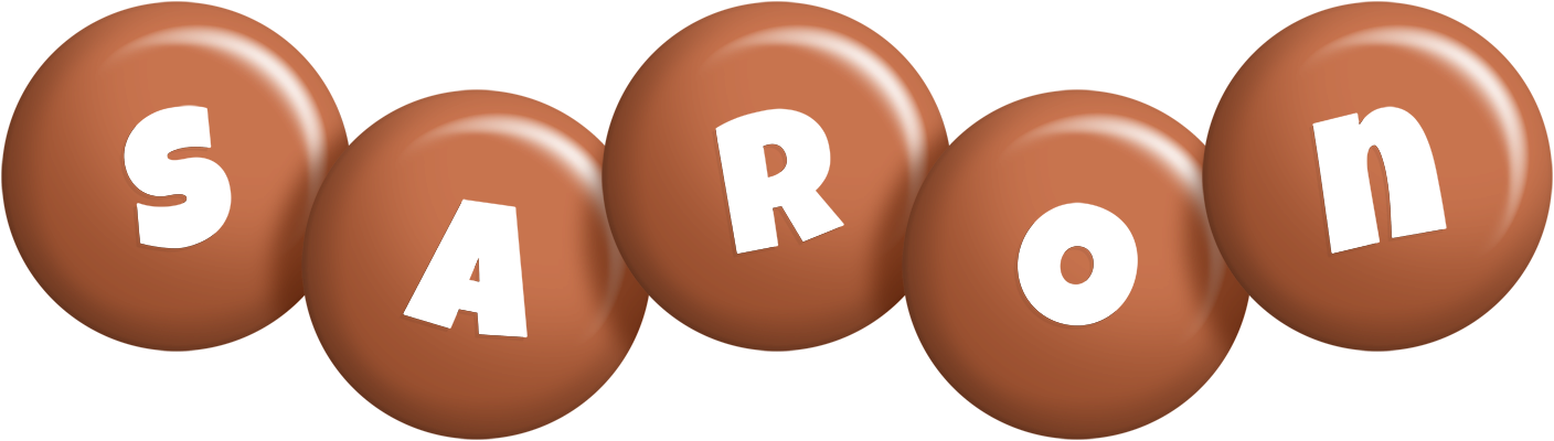 Saron candy-brown logo