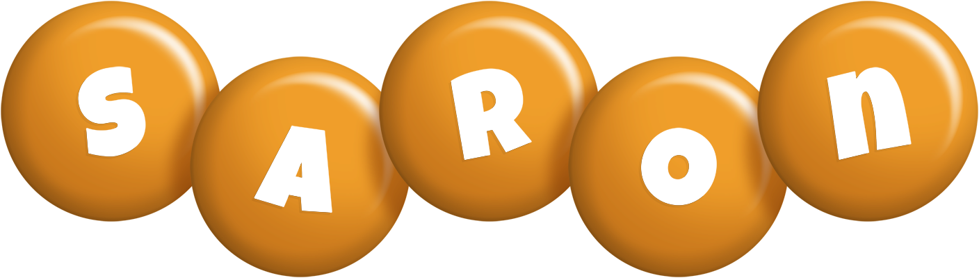 Saron candy-orange logo