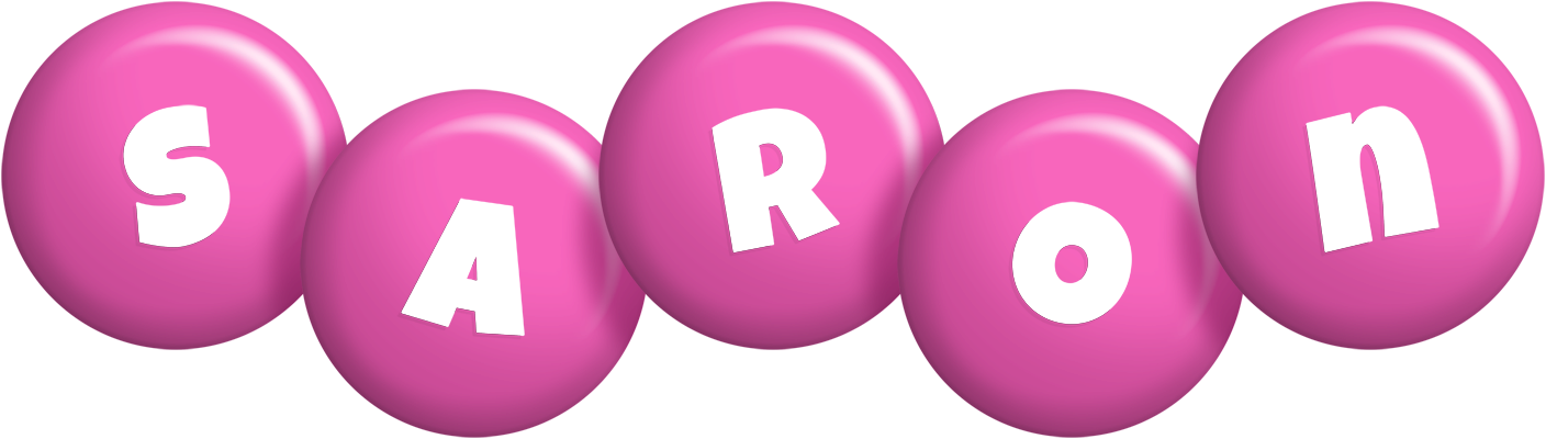 Saron candy-pink logo