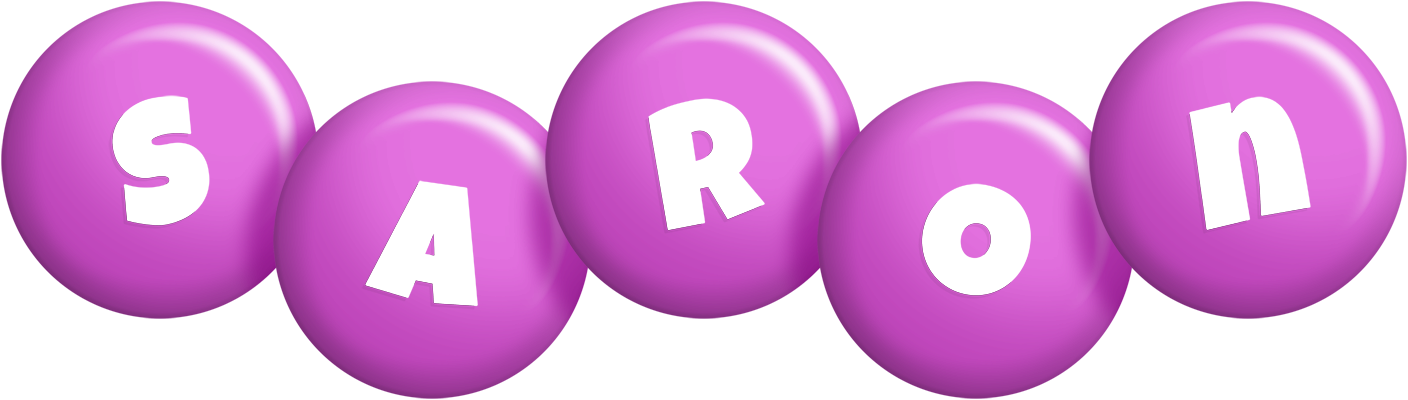 Saron candy-purple logo