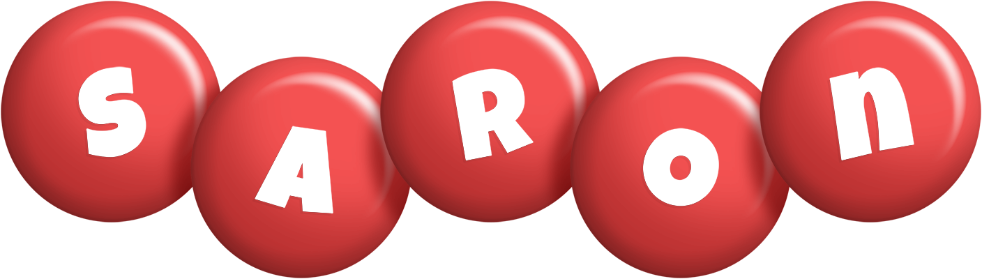 Saron candy-red logo
