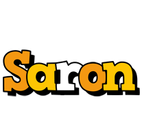 Saron cartoon logo