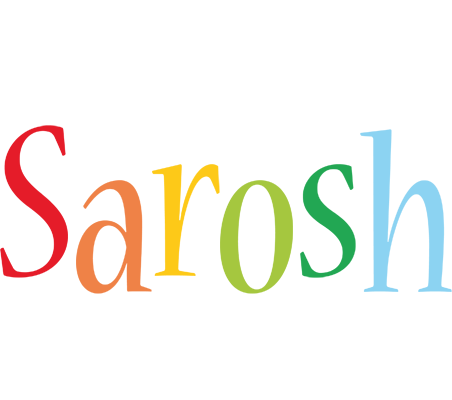 Sarosh birthday logo