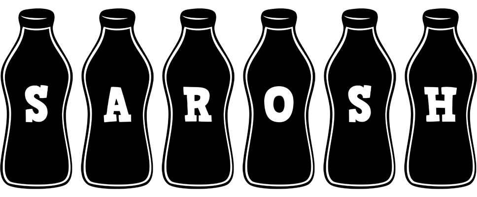 Sarosh bottle logo