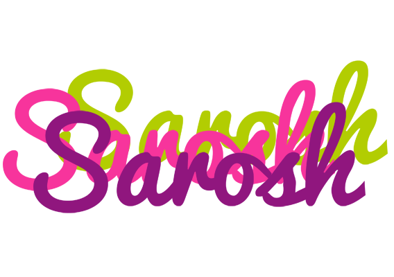 Sarosh flowers logo