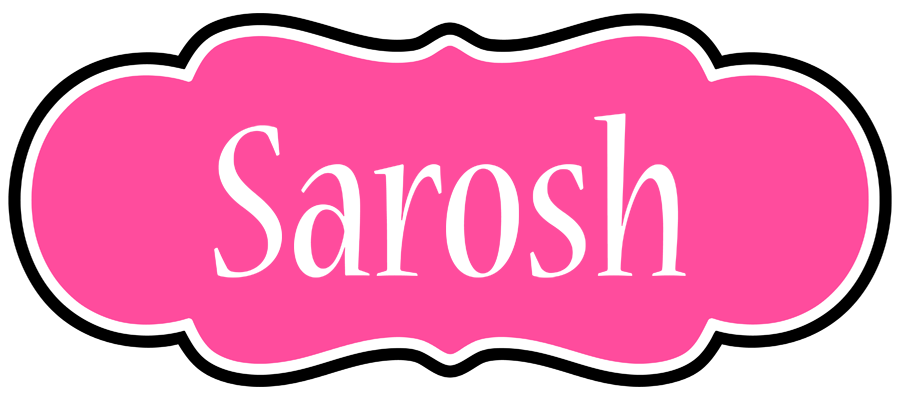 Sarosh invitation logo