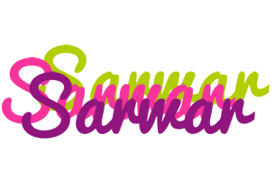 Sarwar flowers logo