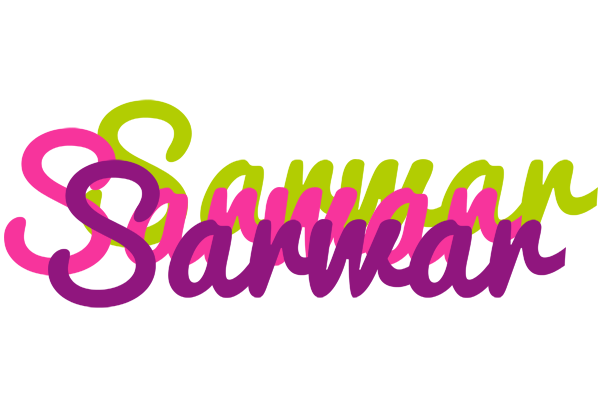Sarwar flowers logo