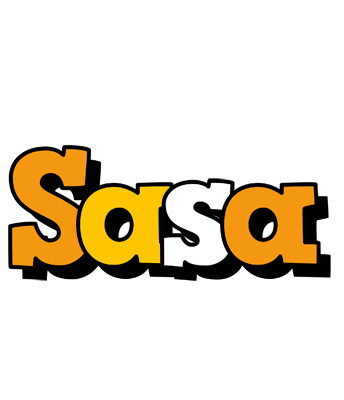 Sasa cartoon logo