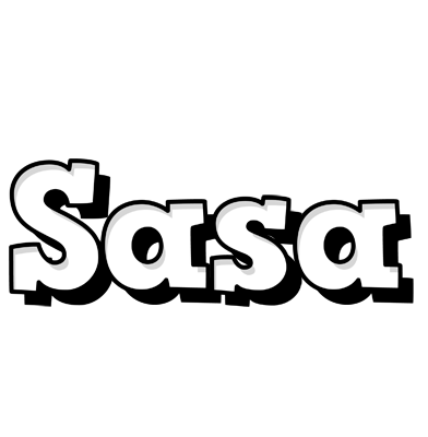 Sasa snowing logo