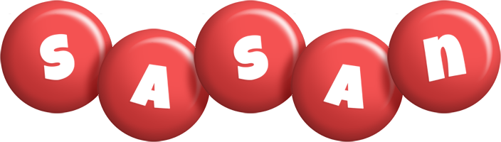 Sasan candy-red logo