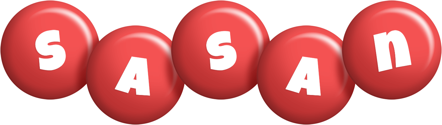 Sasan candy-red logo