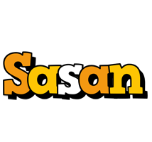 Sasan cartoon logo