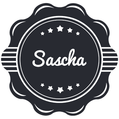 Sascha badge logo