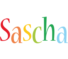 Sascha birthday logo