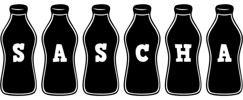 Sascha bottle logo