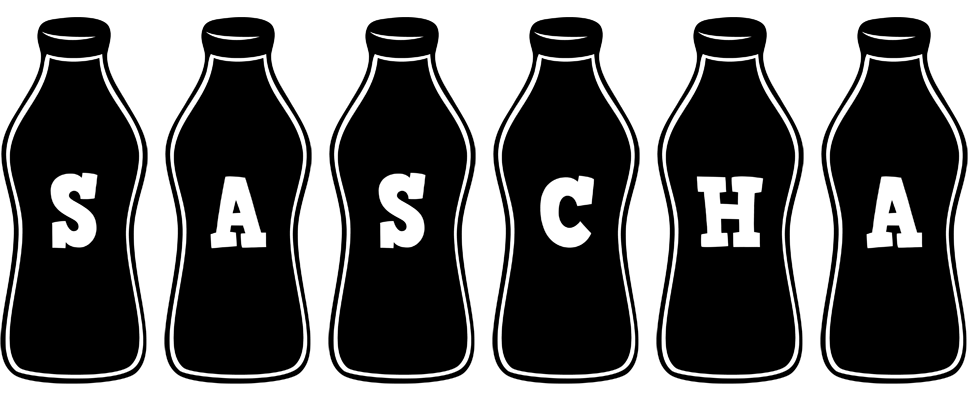 Sascha bottle logo