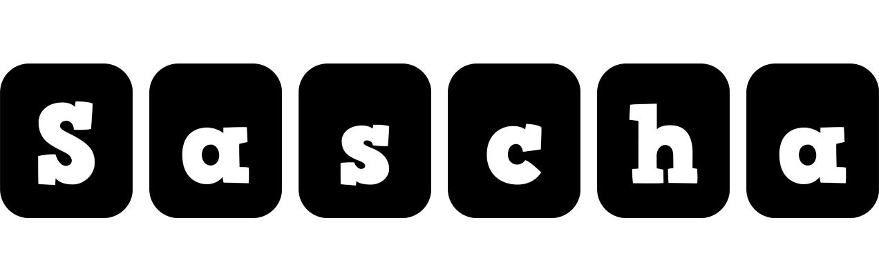 Sascha box logo