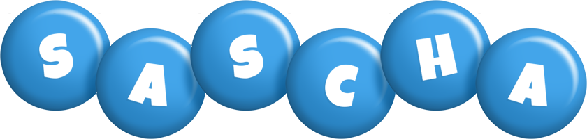 Sascha candy-blue logo