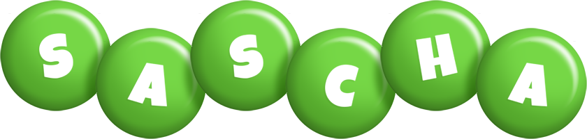 Sascha candy-green logo