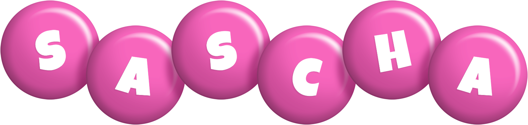 Sascha candy-pink logo