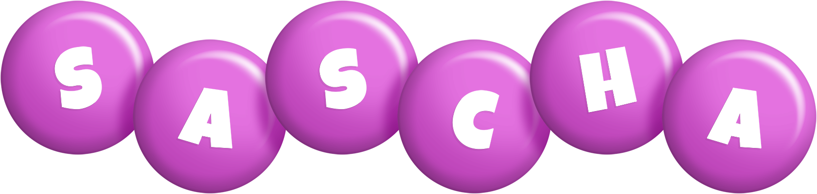 Sascha candy-purple logo