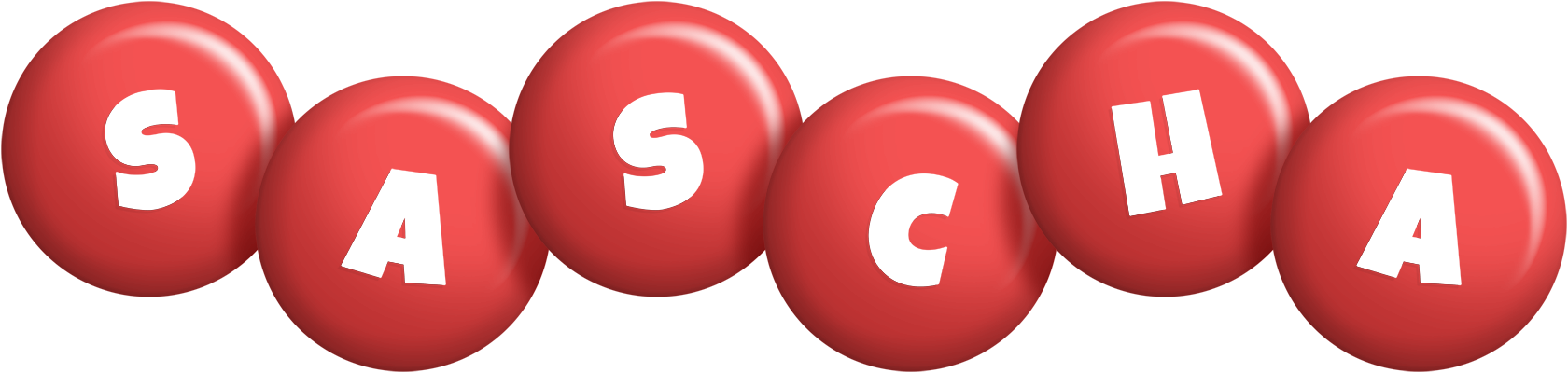 Sascha candy-red logo