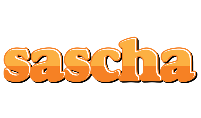 Sascha orange logo