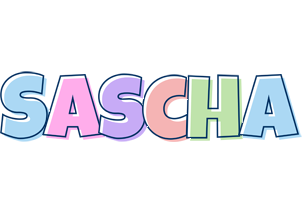 Sascha pastel logo