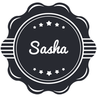 Sasha badge logo