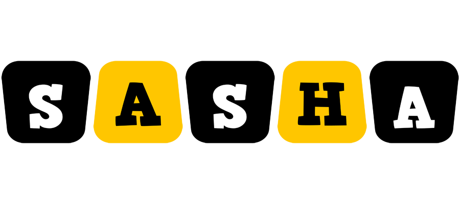 Sasha boots logo