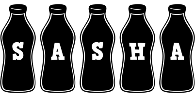 Sasha bottle logo