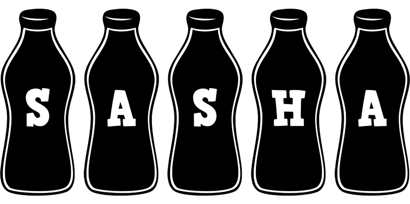 Sasha bottle logo