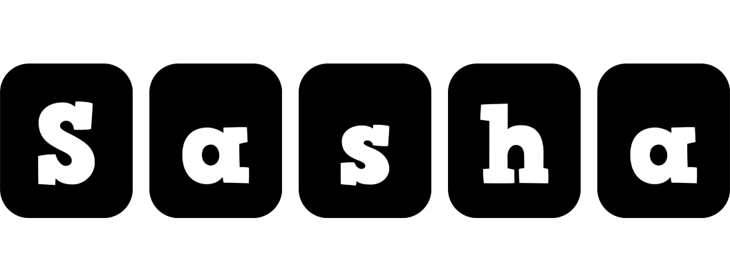 Sasha box logo