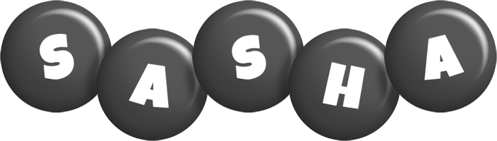 Sasha candy-black logo