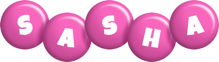 Sasha candy-pink logo