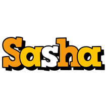 Sasha cartoon logo