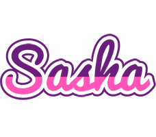 Sasha cheerful logo