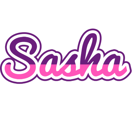Sasha cheerful logo