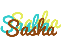 Sasha cupcake logo