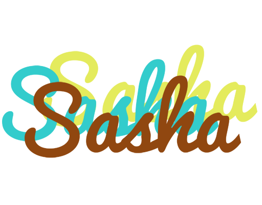 Sasha cupcake logo