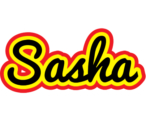 Sasha flaming logo