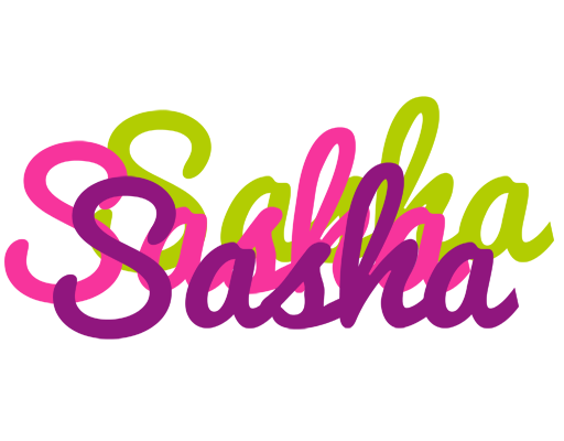 Sasha flowers logo