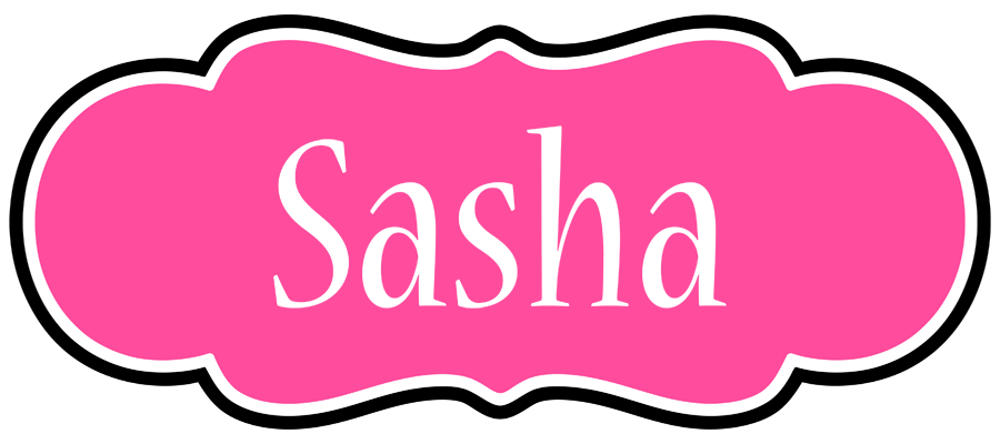 Sasha invitation logo