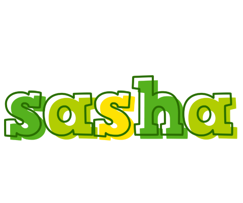 Sasha juice logo