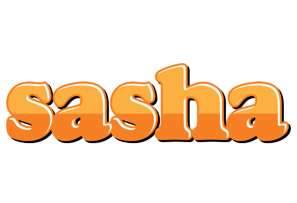 Sasha orange logo