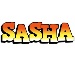 Sasha sunset logo