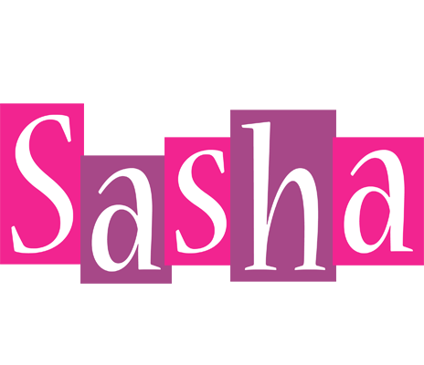 Sasha whine logo
